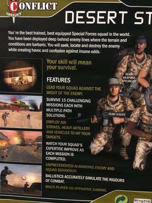 PS2 - Conflict Desert Storm