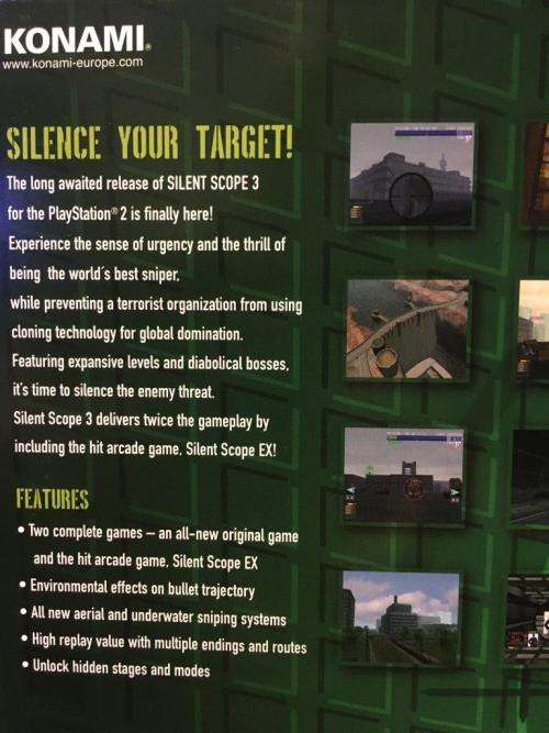 PS2 - Silent Scope 3