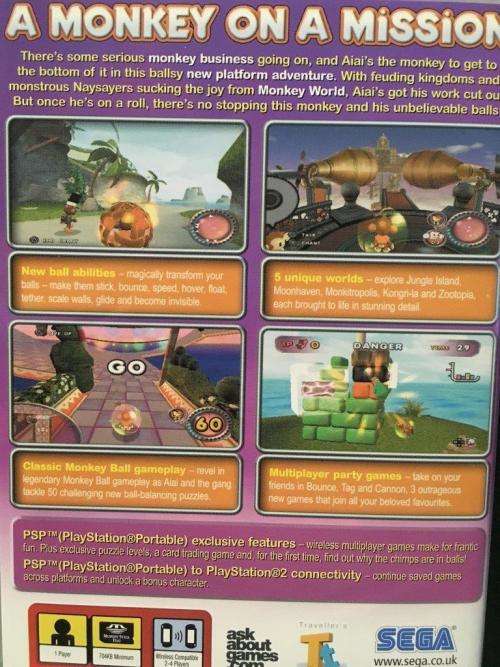 PSP - Super Monkey Ball Adventure