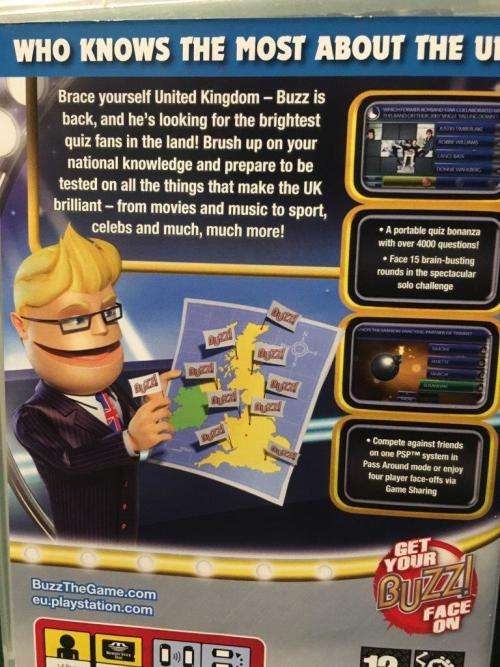 PSP - Buzz! Brain of the UK