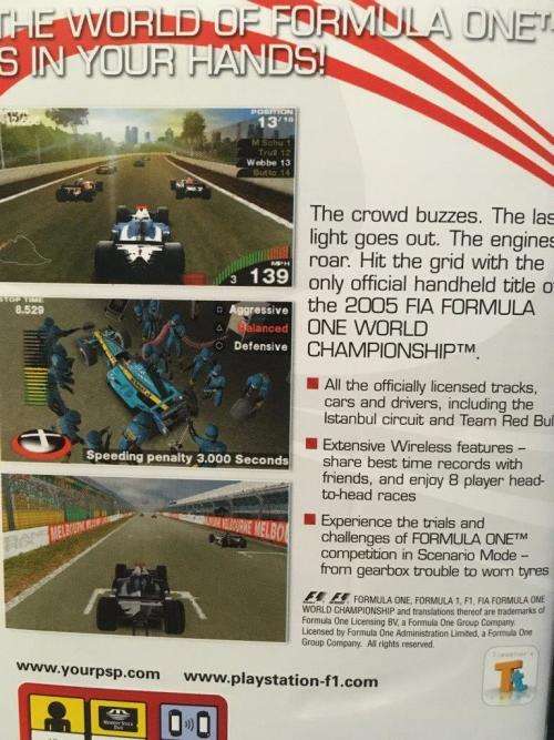 PSP - F1 Grand Prix