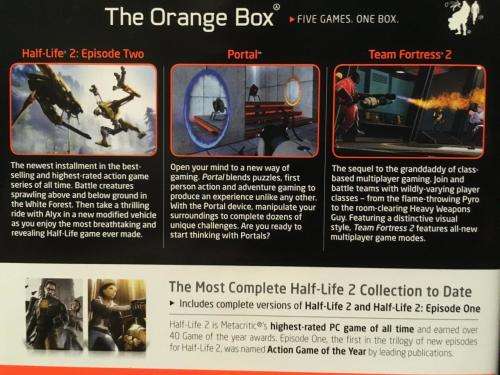 PS3 - The Orange Box - Half life2 Eps 1&2 Team Fortress 2 + Portal