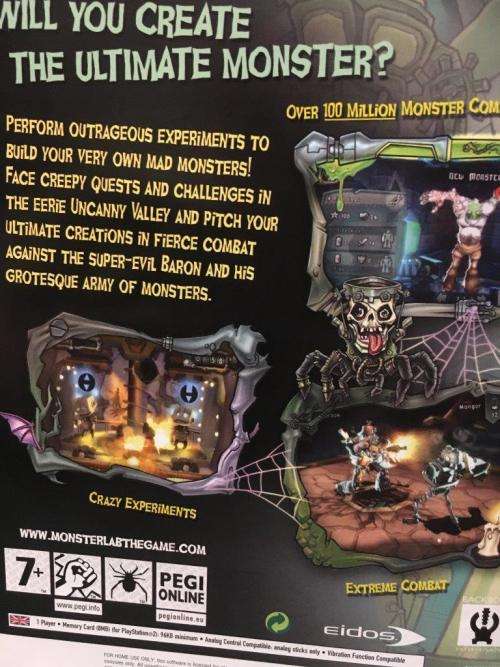 PS2 - Monster Lab