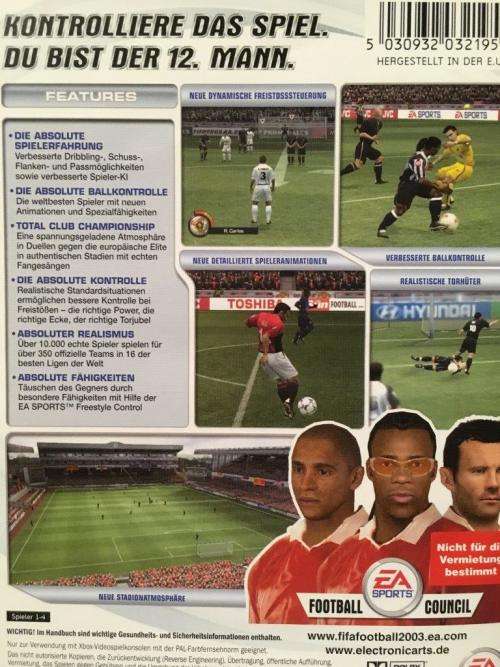 Xbox - Fifa Football 2003