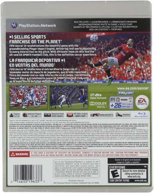PS3 - FIFA 12 EA Sports