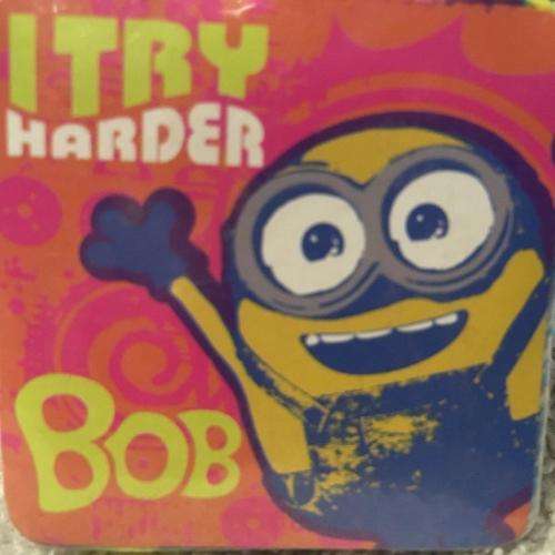 Magic Facecloth - Minions I Try Harder BOB (New Sealed)