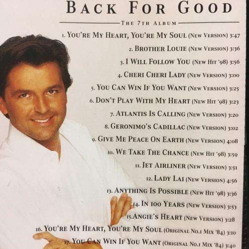 CD - Modern Talking - Back For Good The 7th Album