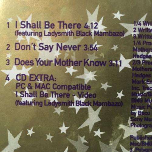 CD - B*Witched - I Shall Be There (Single)