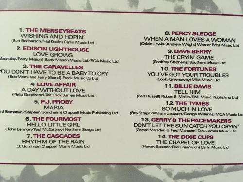 CD - 60`s Love Songs