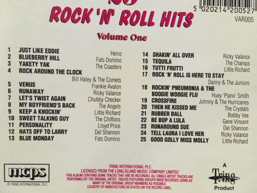 CD - 25 Rock `n` Roll Hits Volume 1
