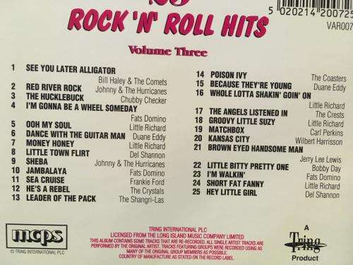 CD - 25 Rock `n` Roll Hits Volume 3