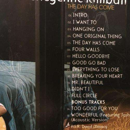 CD - Cheyenne Kimball - The Day Has Come
