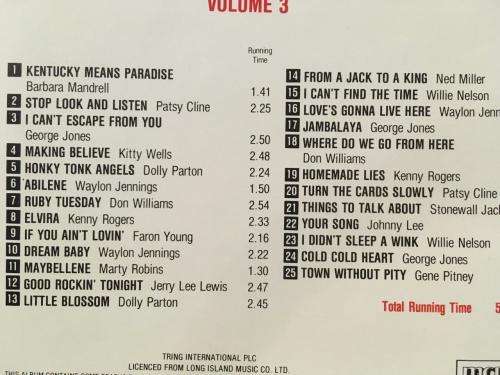 CD - 25 Country Classics - Volume 3