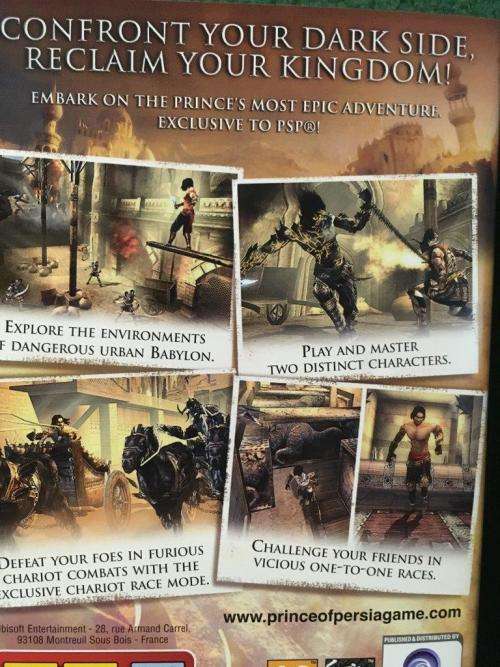 PSP - Prince of Persia Rival Swords