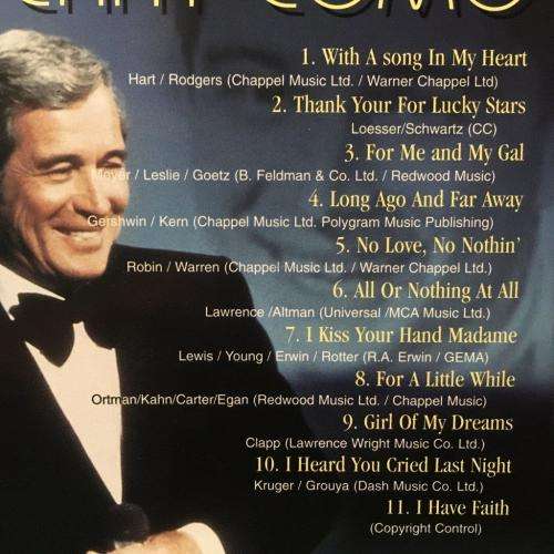 CD - Perry Como - Long Ago And Far Away