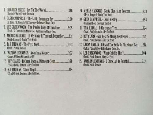 CD - Gentlemen Of Country - Sing Christmas Favorites