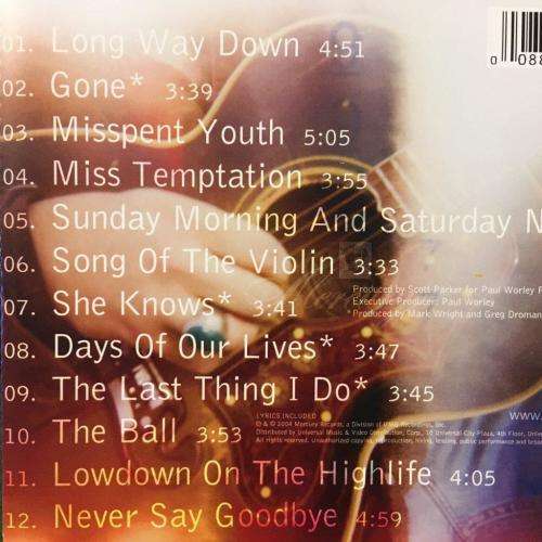 CD - James Otto - Days Of Our Lives