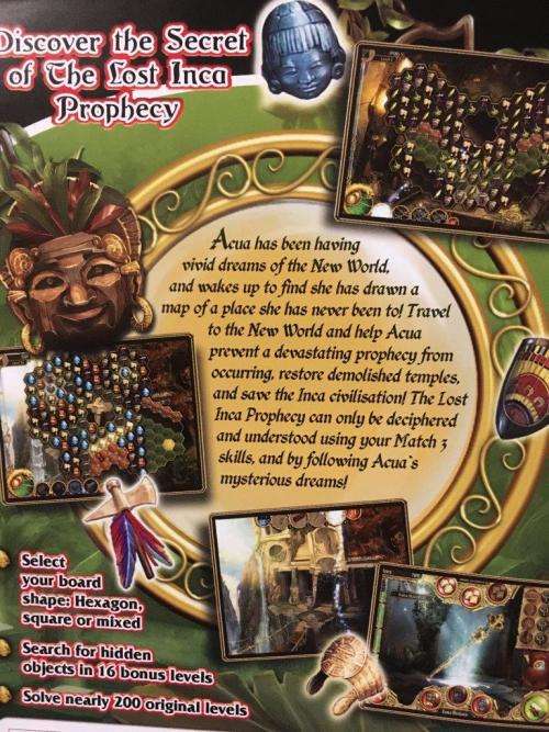 PC - The Lost Inca Prophecy - Hidden Object Game