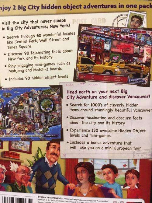 PC - Big City Adventure Collection- Hidden Object Game