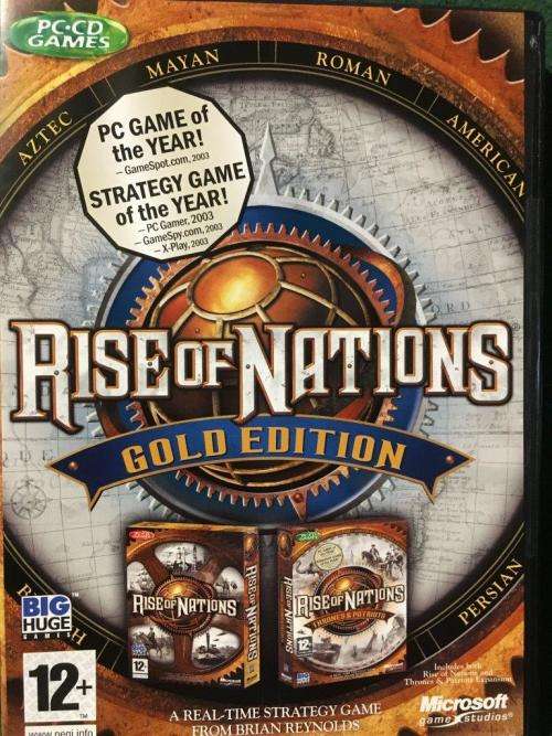 PC - Rise of Nations + Thrones and Patriots add on - Gold Edition