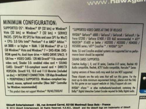 PC - Tom Clancy`s HAWX2