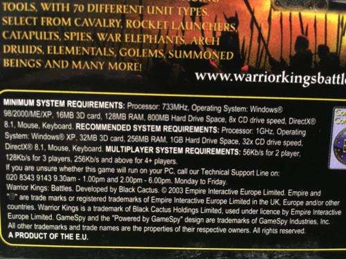 PC - Warrior Kings Battles
