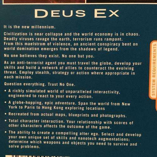 PC - Deus Ex
