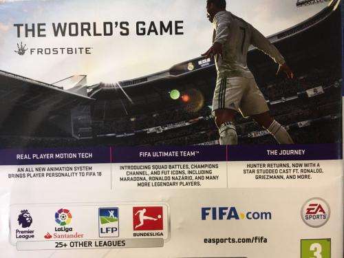 PS4 - Fifa 18 EA Sports
