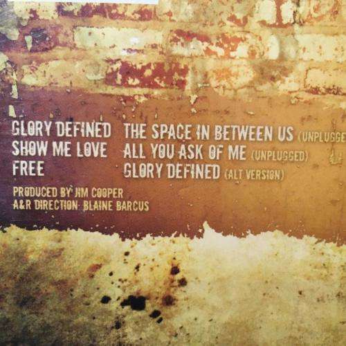 CD - Building 429 - Glory Defined (signed - Card cover)