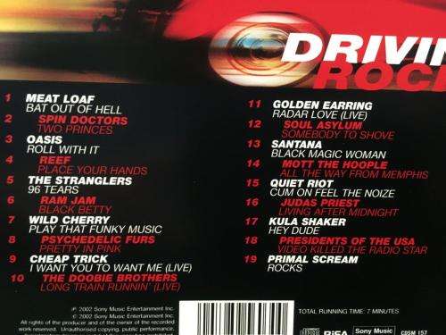 CD - Drivin` Rock - Various Artists