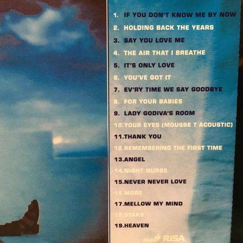 CD - Simply Red - It's Only Love
