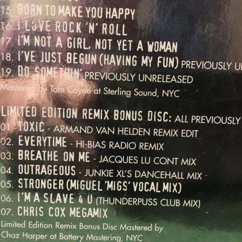 CD - Britney Spears - Greatest Hits My Perogative (2cd)