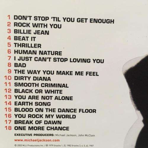 CD - Michael Jackson - Number Ones
