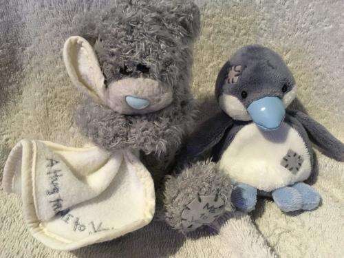 Tatty Teddy and Blue Nose - Carte Blanche Greetings +- 14cm & 12cm