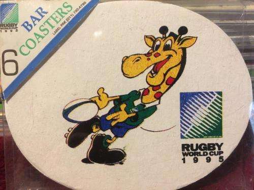Rugby World Cup 1995 Beer Mats 6 in a packet