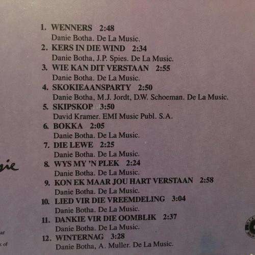 CD - Danie Botha - Wenners