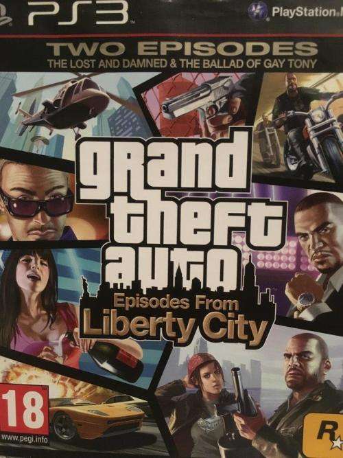 PS3 - Grand Theft Auto Episodes From Liberty City  The Lost And The Damned & The Ballad of Gay Tony