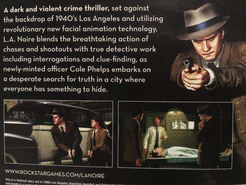 PS3 - L.A. Noire