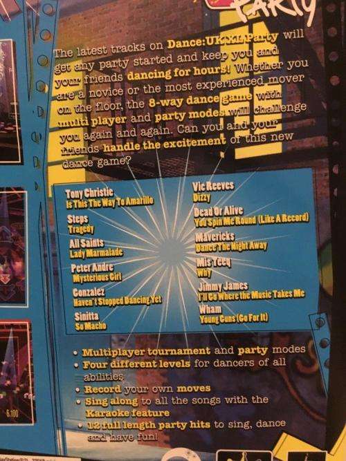 PS2 - Dance : Uk XL Party