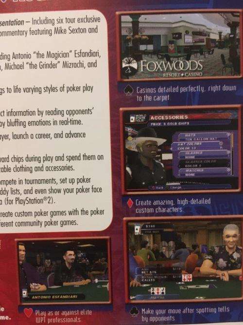 PS2 - World Poker Tour