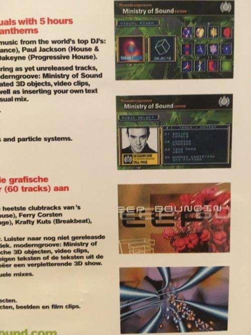 PS2 - Moderngroove Ministry of Sound Edition
