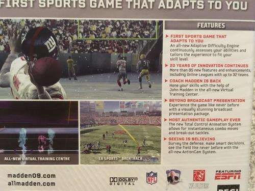 PS3 - Madden NFL 09