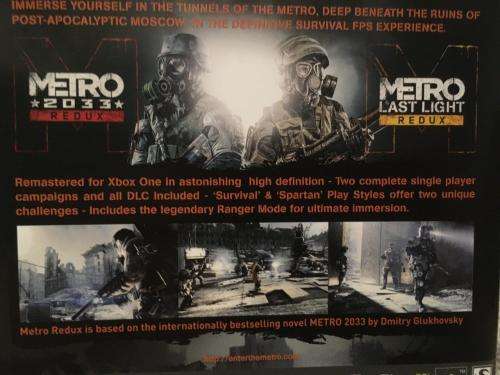 Xbox ONE - Metro Redux