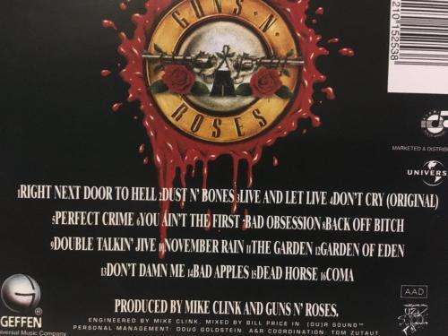 CD - Guns n' Roses - Use Your Illusions I