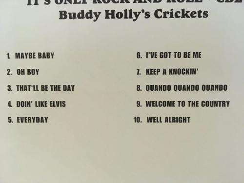 CD - Buddy Holly`s Crickets - It`s Only Rock `n` Roll