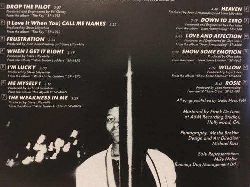 CD - Joan Armatrading - Track Record