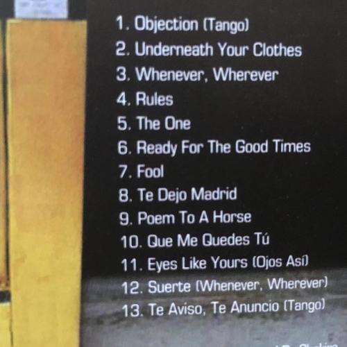 CD - Shakira - Laundry Service