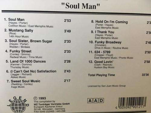 CD - Sam & Dave - Soul Man