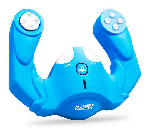 PS3 - KidzPLAY Wireless Motion Wheel Blue - Official Product