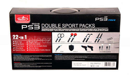 PS3 - PEGA PS3 Move Double Sports Pack 22 in 1 (as New)